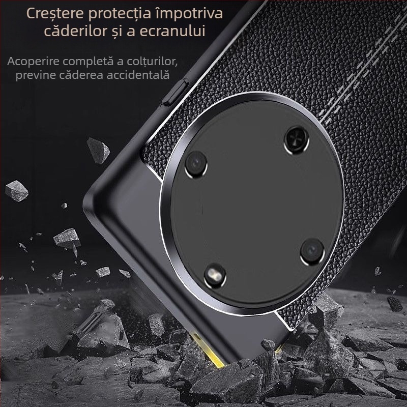 Huawei Enjoy 70X husă pentru telefon – stil minimalist, carcasă din PAL (lemn stratificat), compatibilă cu HTC