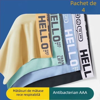 Boxeri pentru bărbați fără cusături, uscare rapidă și respirabili, material poliester 90–95%, talie medie