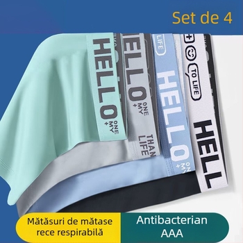 Boxeri pentru bărbați fără cusături, uscare rapidă și respirabili, material poliester 90–95%, talie medie