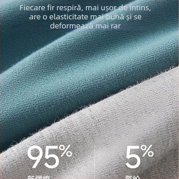 Boxeri pentru bărbați, din bumbac, antibacterian, talie medie, pentru tineri