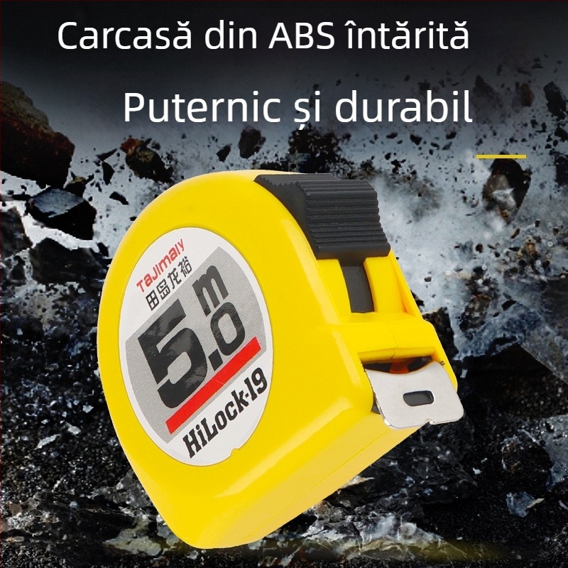 Tajima Ryu bandă metrică din oțel, cu dublă față, grosime și rezistentă la uzură, tip bandă de măsurare