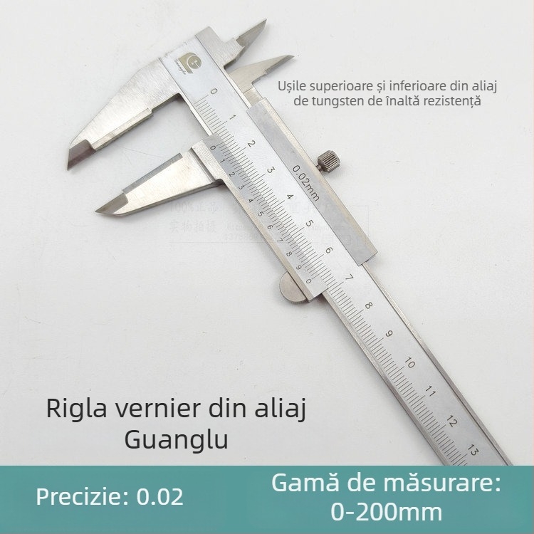 Calibru Vernier din aliaj de carbură pentru trasare paralelă, interval 0-500 mm