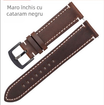 Brățară de ceas din piele naturală, finisaj ulei-cerat, gata de utilizare, pentru Huawei smartwatch, brand Xin Starting Point, origine Guangdong, Primăvara 2025, stil casual