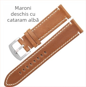 Brățară de ceas din piele naturală, finisaj ulei-cerat, gata de utilizare, pentru Huawei smartwatch, brand Xin Starting Point, origine Guangdong, Primăvara 2025, stil casual