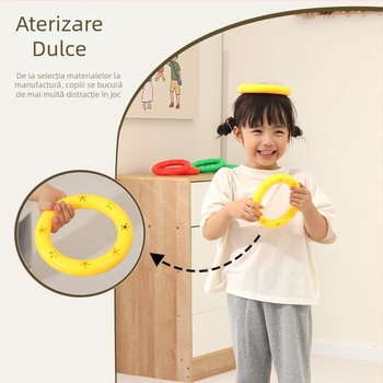 Star dinno Jucărie interactivă din plastic cu clopoțel pentru gimnastică de dimineață, copii 4–6 ani — sunet, dezvoltare coordonare mână-ochi, 3C certificare: 2020012203303333