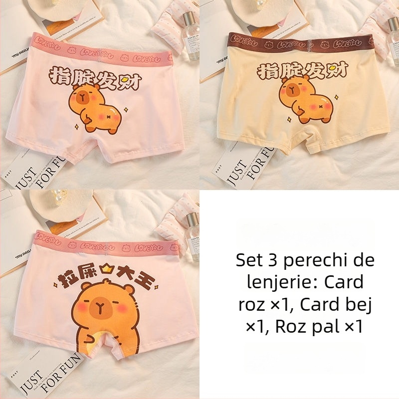 Kapibala Boxer Briefs pentru bărbați – Uscare rapidă, Talie medie, Lansare Primăvara 2025