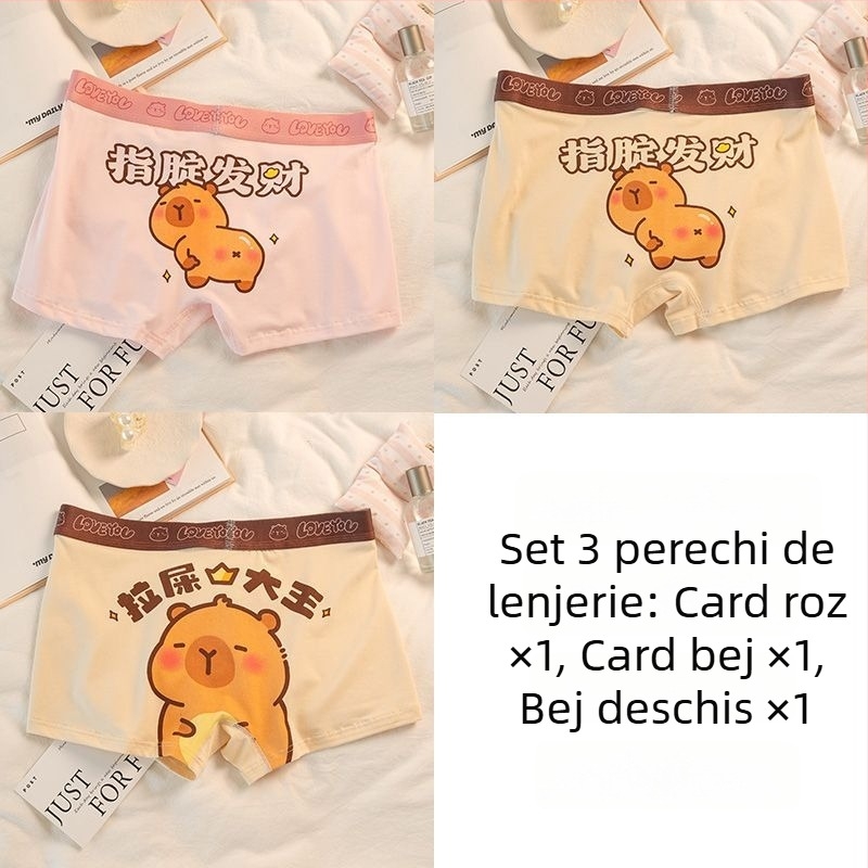 Kapibala Boxer Briefs pentru bărbați – Uscare rapidă, Talie medie, Lansare Primăvara 2025