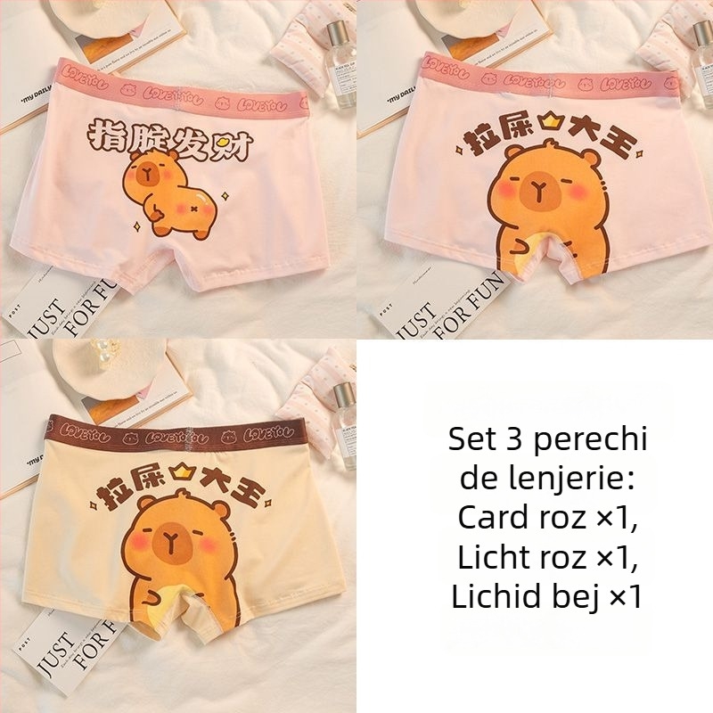 Kapibala Boxer Briefs pentru bărbați – Uscare rapidă, Talie medie, Lansare Primăvara 2025