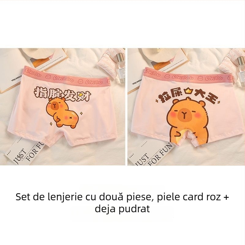 Kapibala Boxer Briefs pentru bărbați – Uscare rapidă, Talie medie, Lansare Primăvara 2025