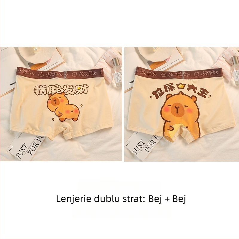 Kapibala Boxer Briefs pentru bărbați – Uscare rapidă, Talie medie, Lansare Primăvara 2025