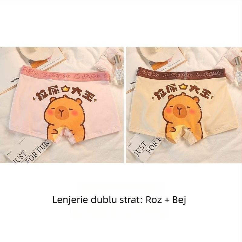 Kapibala Boxer Briefs pentru bărbați – Uscare rapidă, Talie medie, Lansare Primăvara 2025