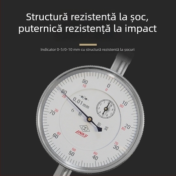 Indicator cadran cu bază magnetică, rezistent la șocuri, scară 0-1-3-5-10-30-50, GB1219-2008, marca Ha Amount