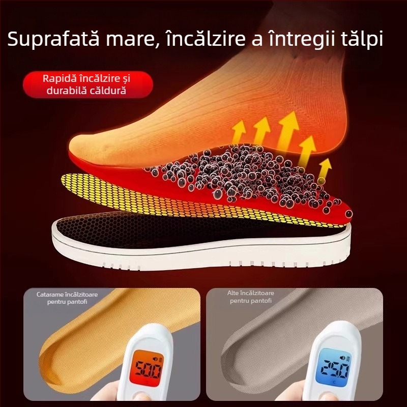 Talpă încălzită pentru pantofi, completă, unisex, pentru adulți, materiale: praf de fier, apă, cărbune activ