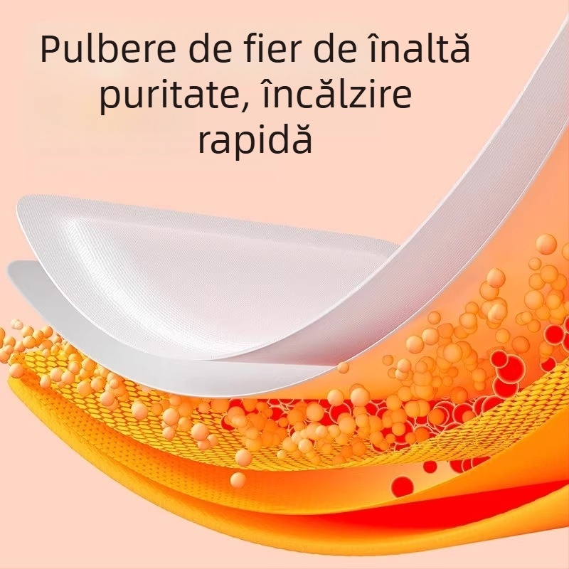 Talpă încălzită pentru pantofi, completă, unisex, pentru adulți, materiale: praf de fier, apă, cărbune activ