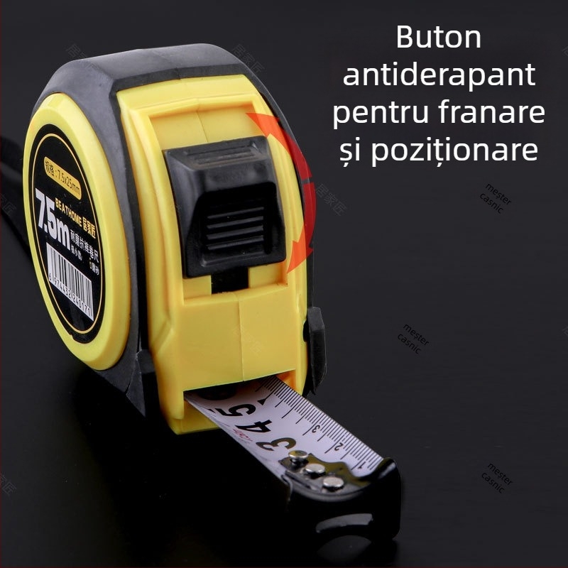 Home Craftsman Bandă metrică din oțel, anti-cădere, lamă îngroșată și durificată, carcasă din oțel inoxidabil, 12 buc./cutie