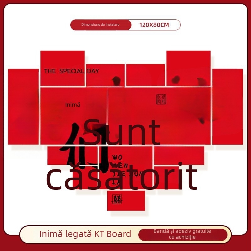 Fundal foto pentru nunți – autocolant de perete pentru decor de logodnă; neimportat; cadou personal