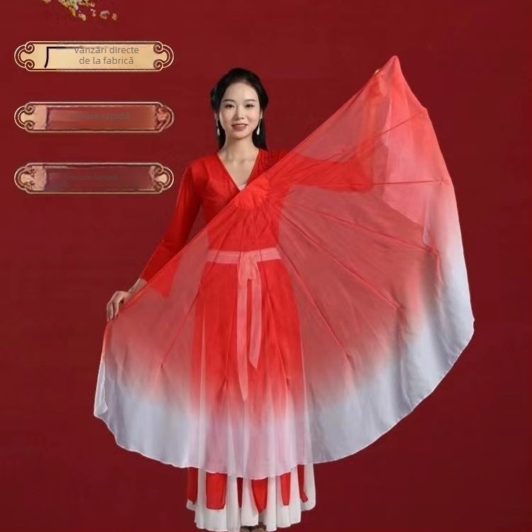 Fan de dans din bambus în stil chinezesc pentru reprezentații — Brand Can oem; Categorie: Fan; Material: Bambus; Stil: Chinezesc