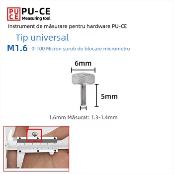 Set șuruburi de fixare pentru caliper Vernier — șuruburi de blocare pentru înălțime digitală și măsurător de adânime