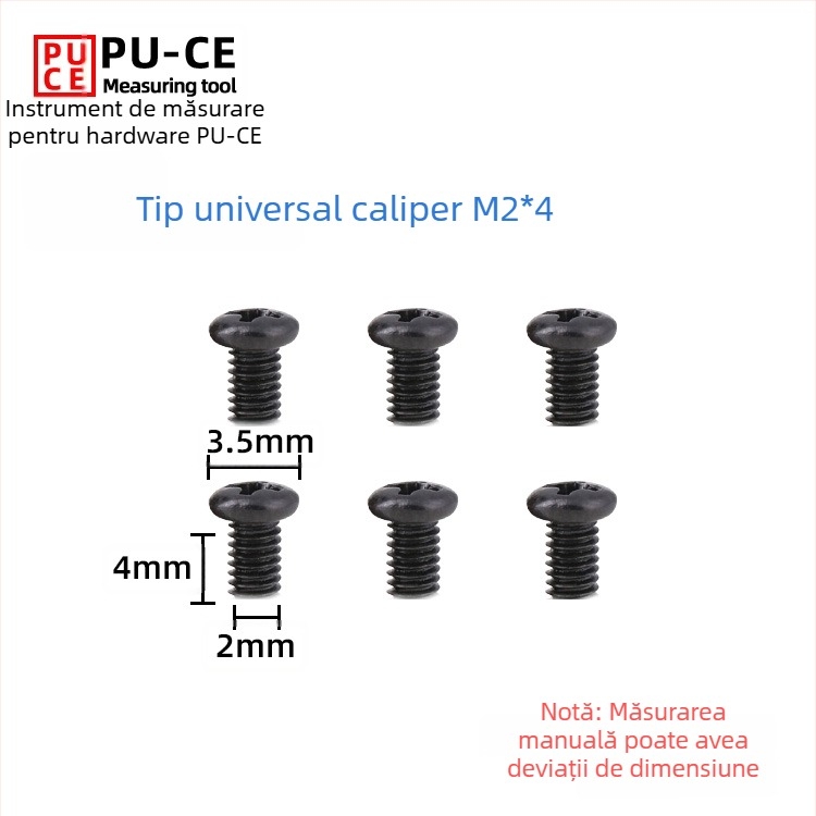 Set șuruburi de fixare pentru caliper Vernier — șuruburi de blocare pentru înălțime digitală și măsurător de adânime