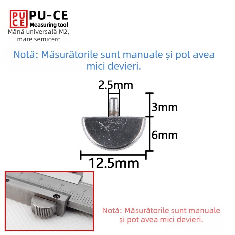 Set șuruburi de fixare pentru caliper Vernier — șuruburi de blocare pentru înălțime digitală și măsurător de adânime