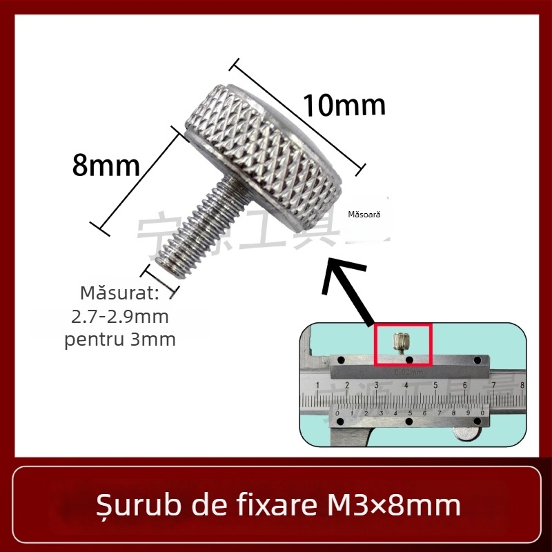 Set șuruburi de fixare pentru caliper Vernier — șuruburi de blocare pentru înălțime digitală și măsurător de adânime