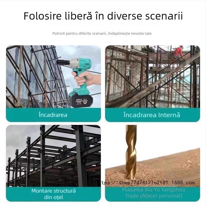 DGYI Cheie cu impact fără peri — Cuplu înalt, 50V, 3500 impacturi