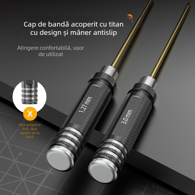 Set hexagonal pentru șurubelnițe și chei pentru modele de aeronave, material izolație VDE, peste 200 de seturi, destinat construcțiilor, format tăietor