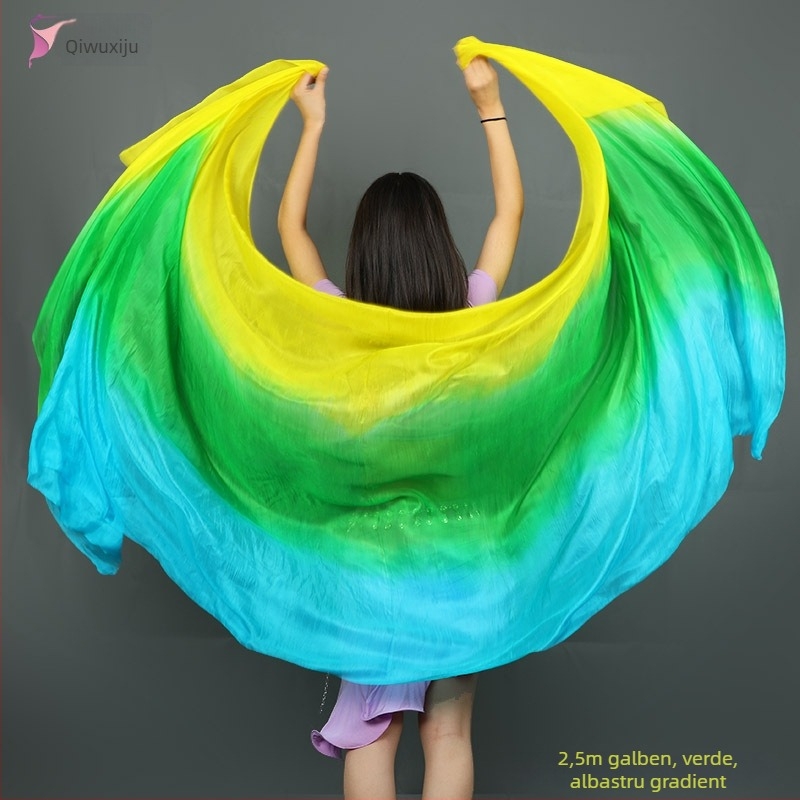 Șal de dans oriental pentru Belly Dance, Șal de dans de poveste, Aksesori de dans clasic, Șal pentru copii (Brand: Other; În stoc; Vara 2021)