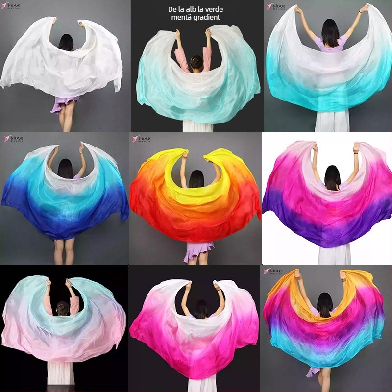 Șal de dans oriental pentru Belly Dance, Șal de dans de poveste, Aksesori de dans clasic, Șal pentru copii (Brand: Other; În stoc; Vara 2021)