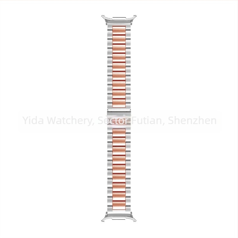 Brățară din oțel inoxidabil pentru Samsung Galaxy Watch7 Ultra, cataramă pliabilă, stil business, greutate 100 g