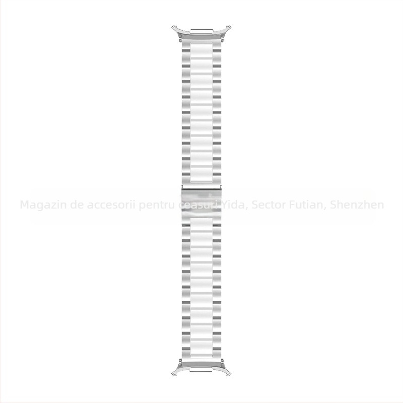 Brățară din oțel inoxidabil pentru Samsung Galaxy Watch7 Ultra, cataramă pliabilă, stil business, greutate 100 g