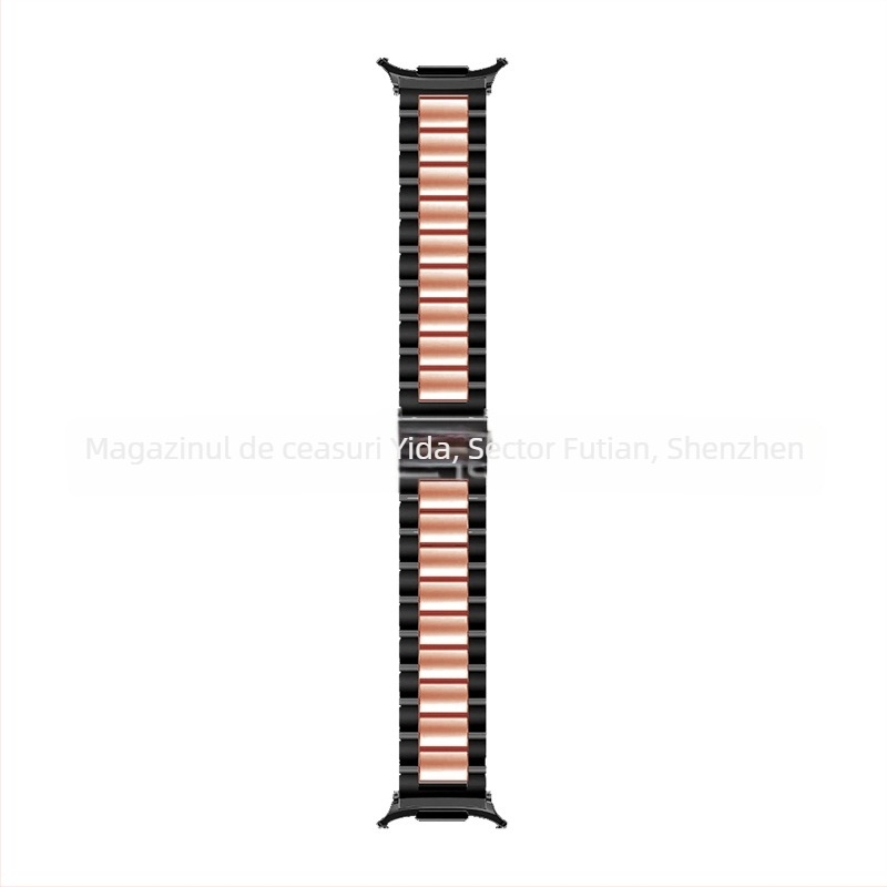 Brățară din oțel inoxidabil pentru Samsung Galaxy Watch7 Ultra, cataramă pliabilă, stil business, greutate 100 g