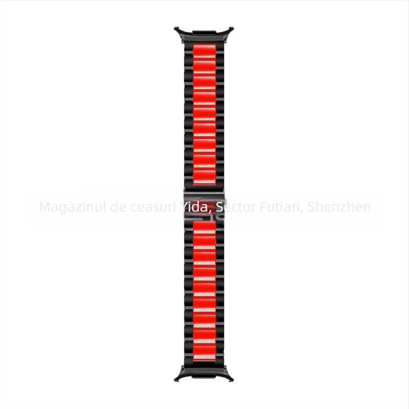 Brățară din oțel inoxidabil pentru Samsung Galaxy Watch7 Ultra, cataramă pliabilă, stil business, greutate 100 g