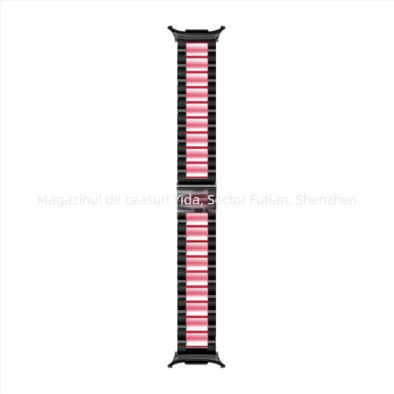 Brățară din oțel inoxidabil pentru Samsung Galaxy Watch7 Ultra, cataramă pliabilă, stil business, greutate 100 g