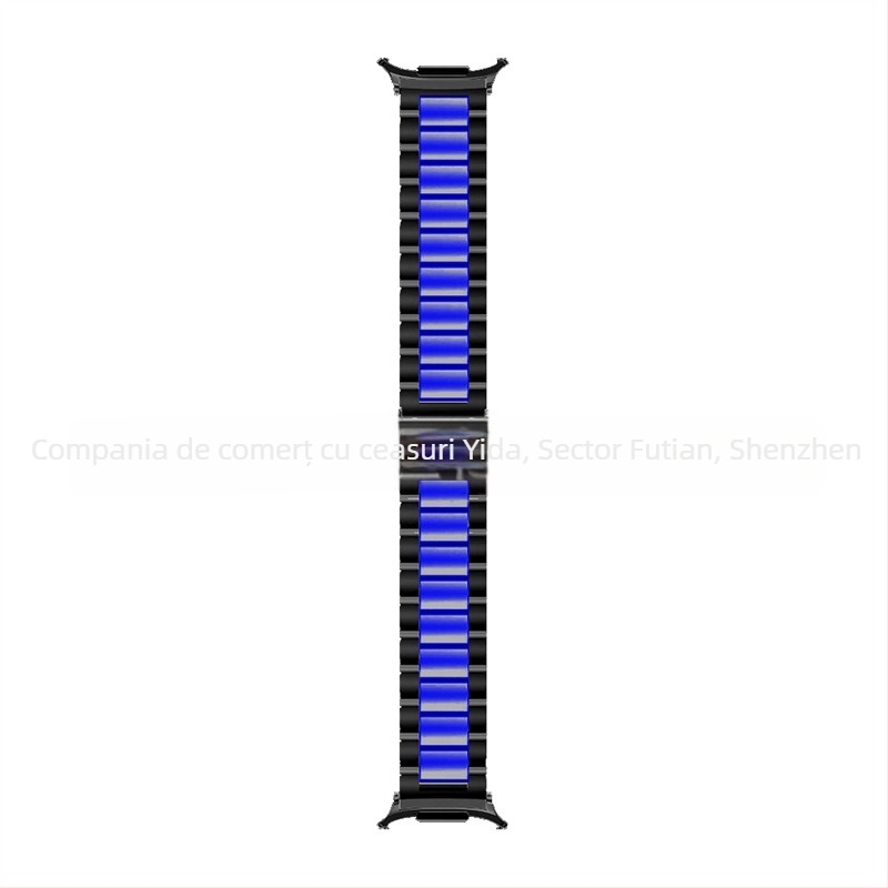 Brățară din oțel inoxidabil pentru Samsung Galaxy Watch7 Ultra, cataramă pliabilă, stil business, greutate 100 g