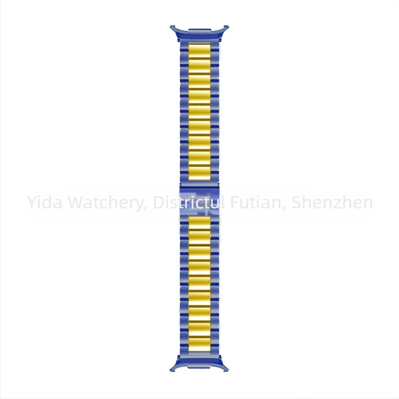 Brățară din oțel inoxidabil pentru Samsung Galaxy Watch7 Ultra, cataramă pliabilă, stil business, greutate 100 g