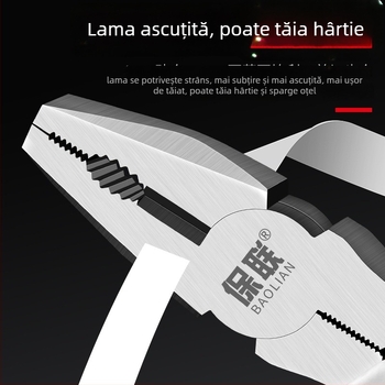 Clește cu vârf subțire și vârf diagonal pentru electricieni, economie de efort, unelte manuale de calitate industrială
