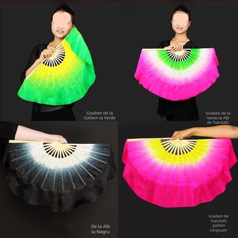 Fanfă de dans, dublu- fațetă Yangko, felinar cu tambur floral, pentru copii, spectacole la grădiniță și școala primară; Brand: Other; Lansare vară 2021