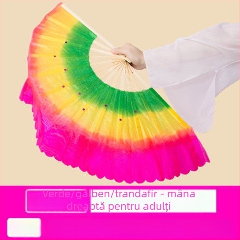 Fan de dans Yangko, cu două fețe, pentru reprezentații, recuzită de scenă, Brand Unique, lansat vara 2021