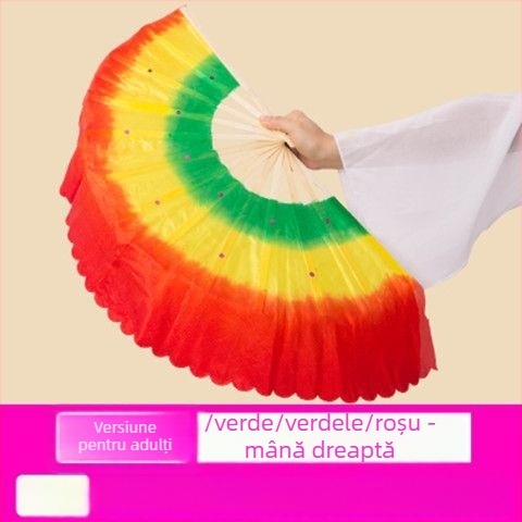 Fan de dans Yangko, cu două fețe, pentru reprezentații, recuzită de scenă, Brand Unique, lansat vara 2021