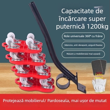Roti universale pentru mutare, cu frână — Set de 40 piese de unelte de demontare pentru mobilier, paturi și dulapuri, uz casnic