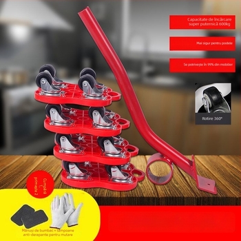 Roti universale pentru mutare, cu frână — Set de 40 piese de unelte de demontare pentru mobilier, paturi și dulapuri, uz casnic