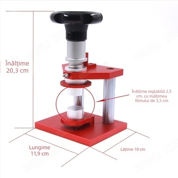 Presă pentru capacul din spate al ceasului pentru înlocuirea bateriei - design șurubic de tip desktop - Marcă: Altă; Material: Altul; Domeniu de utilizare: Altul