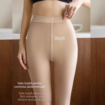 Colanți modelatori din nylon, cu efect de picioare goale, invizibili, anti-agățare, compresie