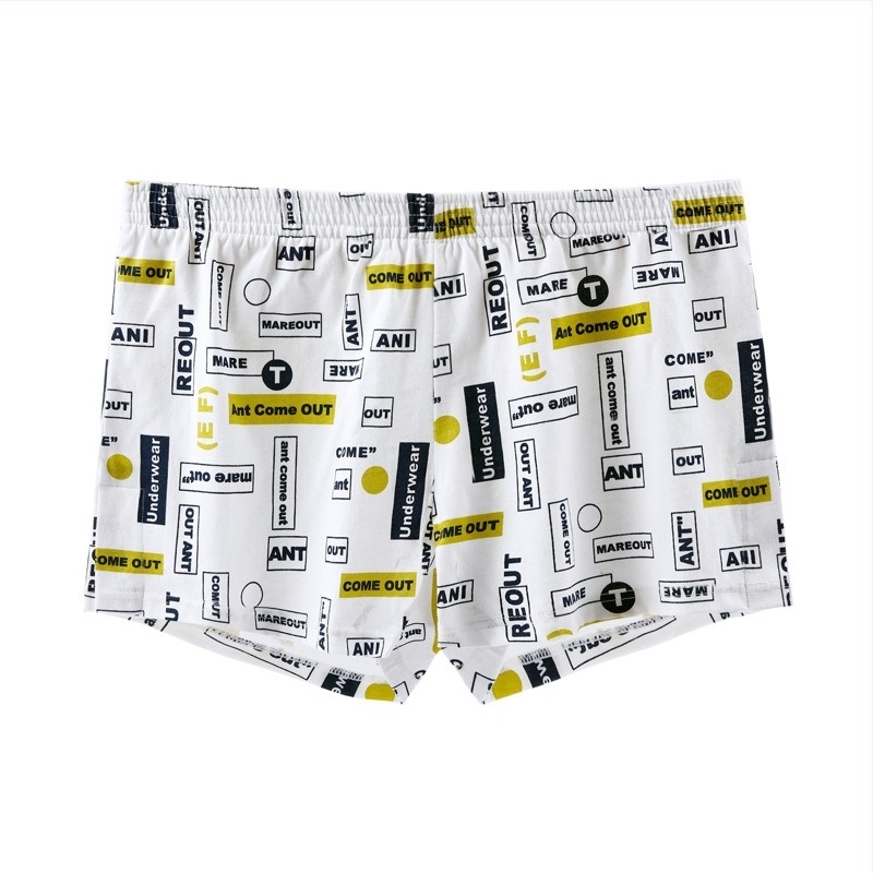 Boxeri din bumbac pentru bărbați, croială lejeră, talie medie, respirabili, 100% bumbac.