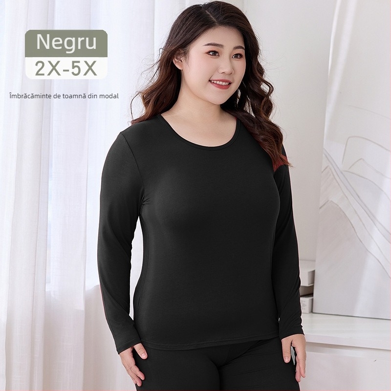Set termic de toamnă pentru femei, Modal (viscoză) 95% material principal, căptușeală Modal 90%, subțire, croială mulată, strat de bază