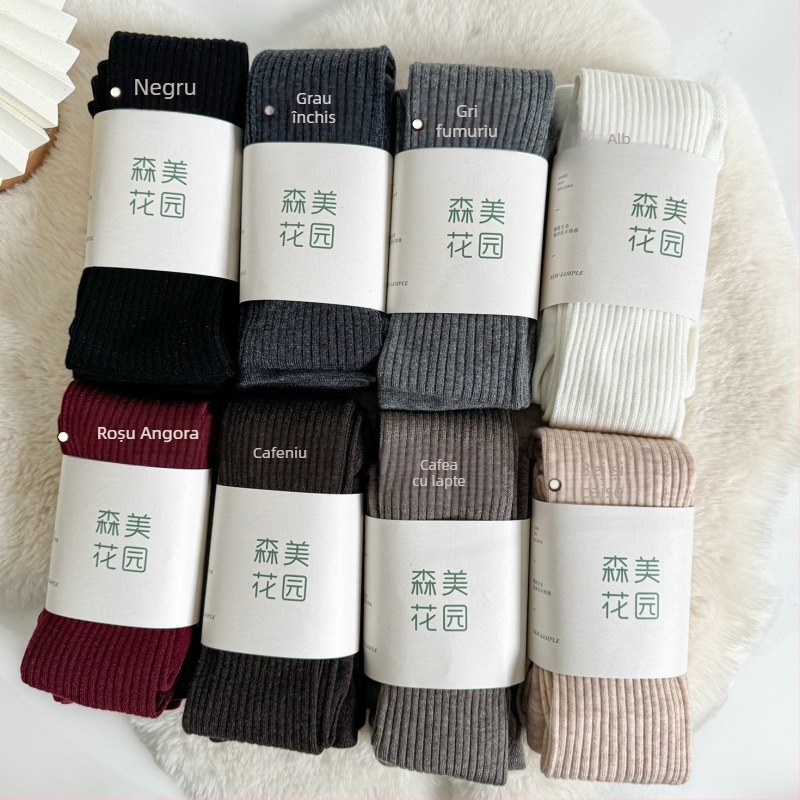 Colanți din lână, croială ce conturează silueta, grosime medie, lungime integrală, anti-fricțiune