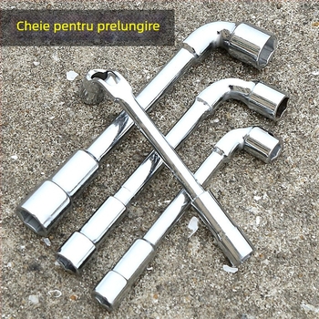 Bangli set chei cu formă de L, design cu capete duble în formă de 7, șase unghi extern, oțel 45#, capete Allen