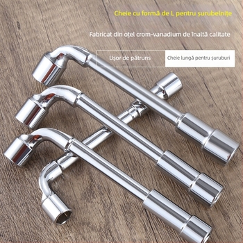 Bangli set chei cu formă de L, design cu capete duble în formă de 7, șase unghi extern, oțel 45#, capete Allen