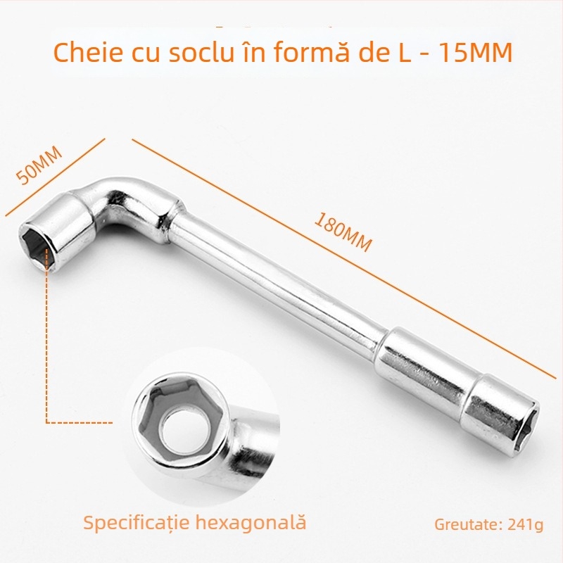 Bangli set chei cu formă de L, design cu capete duble în formă de 7, șase unghi extern, oțel 45#, capete Allen